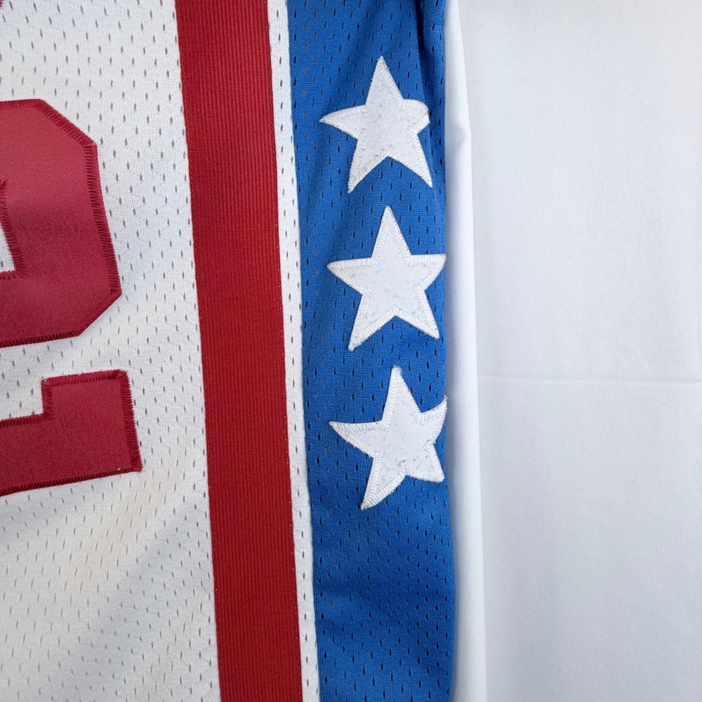 Champion‎ Europe Julius Erving 32 New York Nets Hardwood Classics Jersey XL NBA - Picture 6 of 10